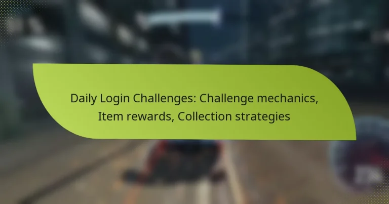 Daily Login Challenges: Challenge mechanics, Item rewards, Collection strategies