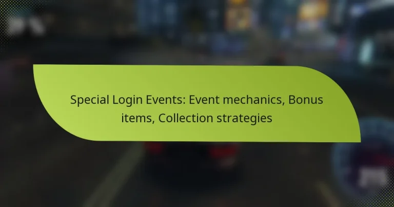 Special Login Events: Event mechanics, Bonus items, Collection strategies